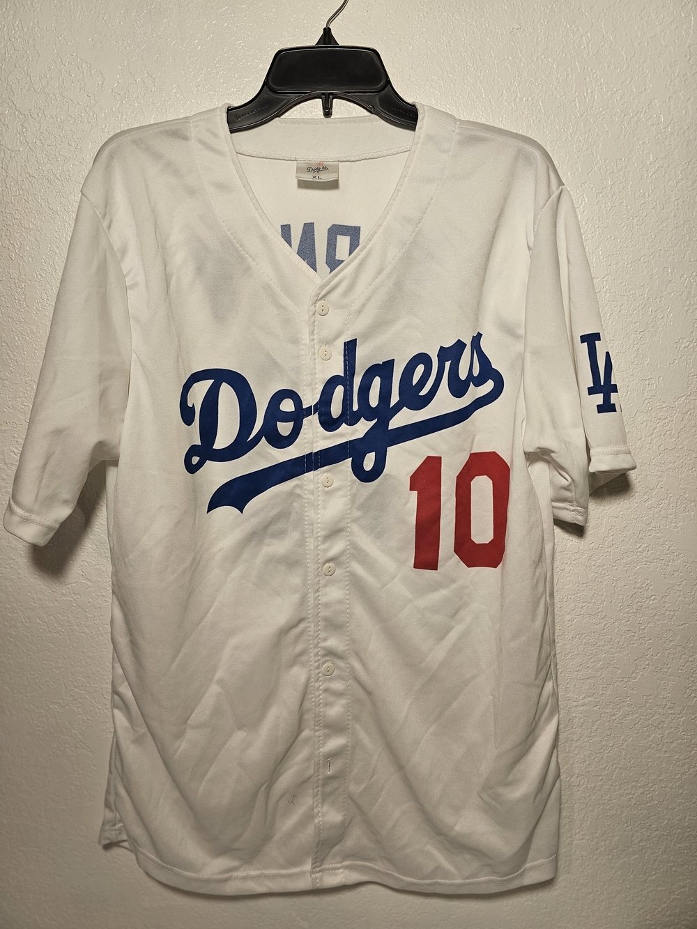 Dodgers Los Angeles Dodgers Justin Turner #10 MLB Baseball Jersey Men's XL White
